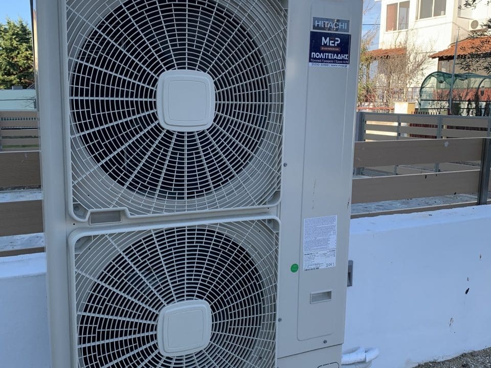 Αντλία Θερμότητας Hitachi Yutaki S 16,00 kWth με Fan Coil Φανάρι Ν. Ροδόπης