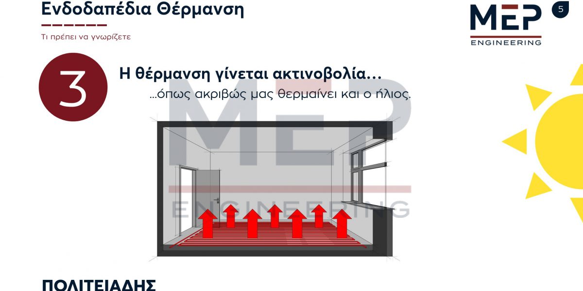 10 Πράγματα για την Ενδοδαπέδια Θέρμανση