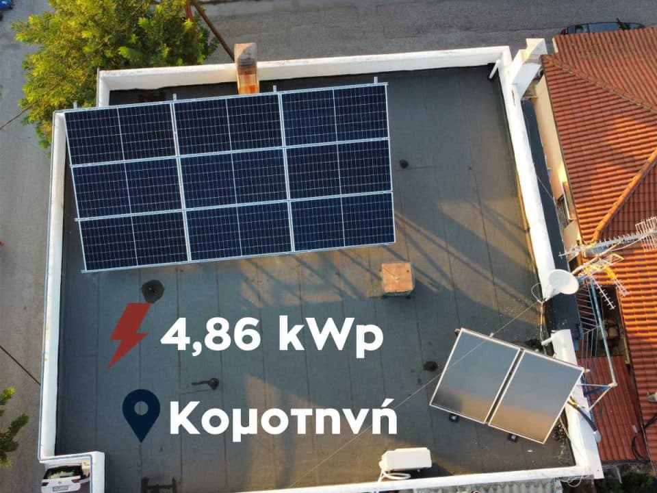 Φωτοβολταϊκο Net Metering Κομοτηνή