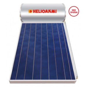 HELIOAKMI SOL Ηλιακός Θερμοσίφωνας 160/2,0m² Διπλής Ενέργειας Επιλεκτικός Τιτανίου