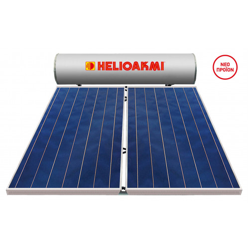 HELIOAKMI SOL Ηλιακός Θερμοσίφωνας 300/4,0m² Διπλής Ενέργειας Επιλεκτικός Τιτανίου